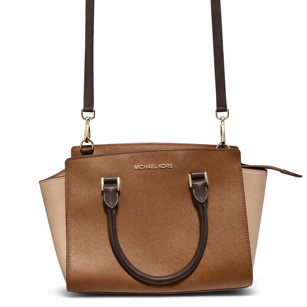 Michael Kors Selma Medium Saffiano Satchel 🤎✨